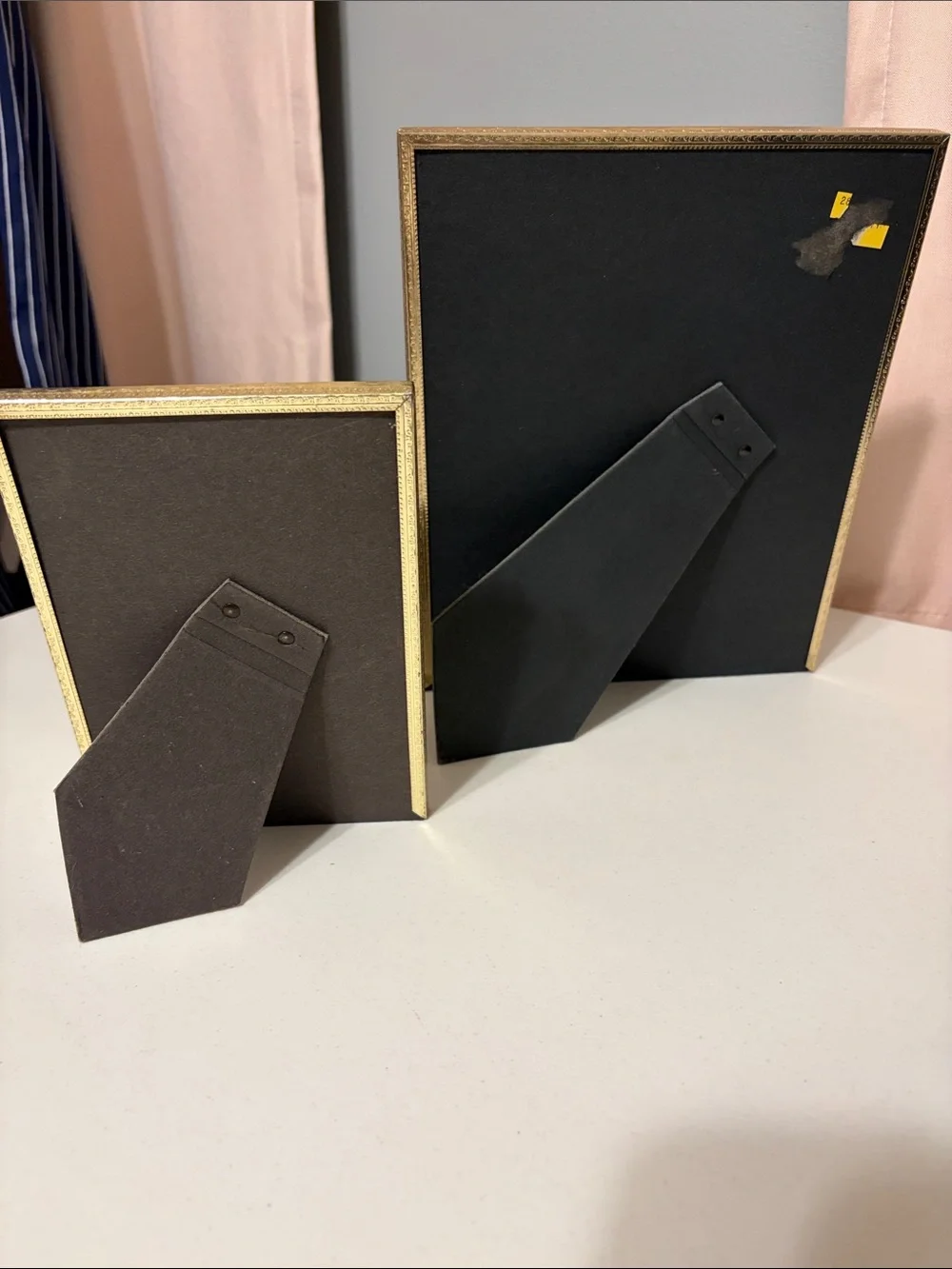 Vintage MCM 60’s-70’s Gold Picture Frame set 5x7  &. 8x10